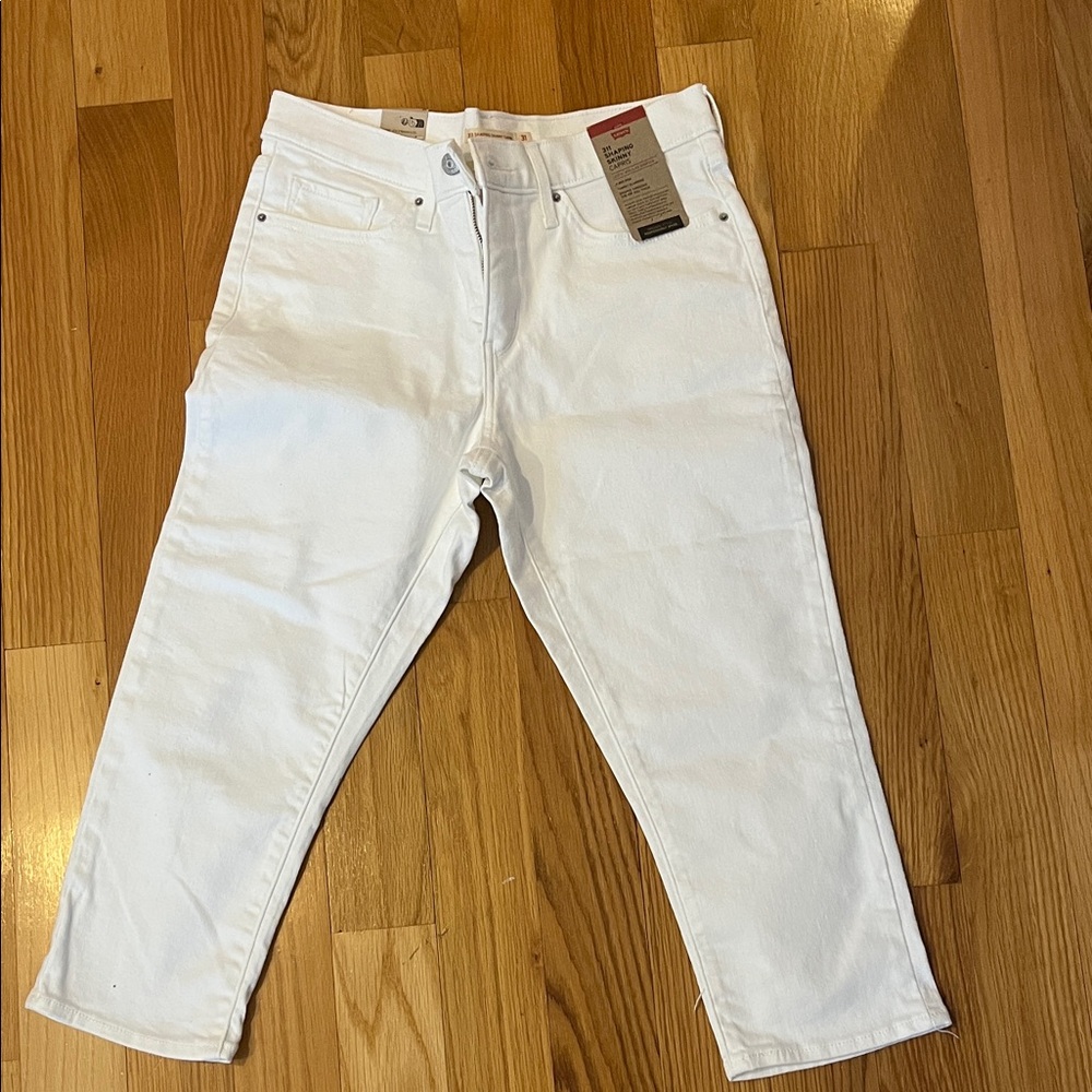 Levi's White Slim Straight Men's Jeans